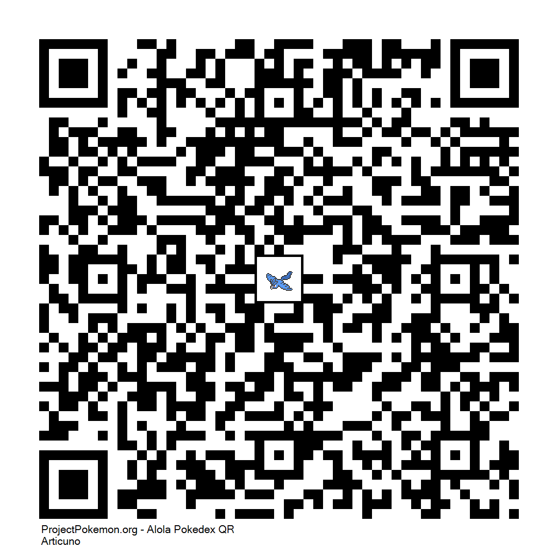 Cdigo QR de Articuno